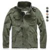 Women's Jackets Men Military Jacket M65 Denim Retro Cargo Jacketes Outdoor Multi Pockets Camo Tops Field Casual Fashion Hiking Coats Uniform 230816