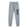 2023 Designer Rhude Mens Pants Lading Sweatpants Mannen en vrouwen Casual fitness workout broek Mens kleding Track joggers broek size sxl letter bijkomend