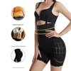 Women's Shapers High Waist One Piece Zipper Hanging Strap Full Cross Hip Tight Pants Removable False Body