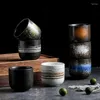 Set di stoviglie tazza di ceramica set da tè giapponese tazze master pura tazza per la casa grande a mano piccola grande