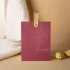 Geschenkwikkelzakken met houten ring Champagne Candy Paper Bag Chocoladebox Verpakking Bruiloft Gunsten voor Gasten Verjaardagsfeestje 230816