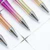 Żelowe długopis 30pcs Ballpoint Pen Bead DIY Niestandardowe pióro plastikowe koralika pióro pióra biuro szkolne