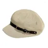 Berets Simple Unisex Handsome Painter Hat Cabbie For Spring Summer Leisure Cap Women Men