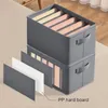 Opbergdozen Bins sterker voor garderobe kleding Organisator broekbox met PP Board Folding Clothing Organisatoren 230817