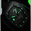 Montre-bracelets Fashion Men Watches Quartz Watches Mark Fairwhal Resin Case Sport Imperping Auto Auto Date Clock Trop