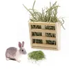 Pequeño animal suministra conejos para plataforma de alimentación de heno jaula conejito de almacenamiento gratis alimentos de almacenamiento su 230816