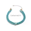 Colliers pendants Salicone élégant motif vert chaîne de perles Collier court tendance multicouche imitation perle coul femelles charme weddjewelry j230817