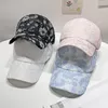 Ball Caps 2023 Summer Coreano Fiori di pizzo Cap da baseball Cap da baseball Girls Sweet Sunien Hat Fashion Fashion semplice traspirante