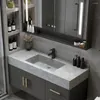 Bathroom Sink Faucets Light Luxury Integrated Cabinet Combination Hand Washing And Face Pool Room Wash Inter-Platform Basin Set