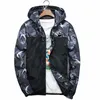 Men's Hoodies CAN-AM BRP Men Splicing Camouflage Coats Long Sleeves Zip Sweatshirts Casual Jacket Windbreaker Man Tops Clothing