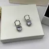 Women Luxury Designer Fashional Pendant Earrings Jewelry For Women Valentine Day Gift For Girlfriend With Box