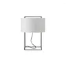 Masa lambaları Modern basit kumaş Led Lamba Nordic Yatak Odası Başucu Masa Işıkları Siyah/Beyaz Oturma Odası Çalışması Ev Dekor