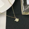 Pendant Necklaces Fashion Personality Copper Micro-Inlaid Zircon Pendant Necklace for Women Charm R Jewelry Birthday Gift J230817