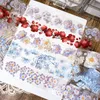 Lijmbanden 56Rolls Pet Mooi Bear Rabbit Flower Stationery Scrapbooking Decorate Sticker Transparant Gift Wrapping 2016 230816