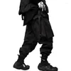 Men's Pants Fashion Techwear Jogger Black Streetwear For Men