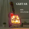 Блоки 1710ps Creative Guitar Blocks с светодиодными лампами, тренировочная комната, музыкальный фестиваль Music Complebble B Toys Рождественские подарки R230817