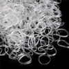 Other Desk Accessories 1000 Pcs 20mm Mini Rubber Band Transparent Hair Elastic Rope School Office Home Styling Tools Bands 230816