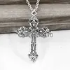 Pendant Necklaces Vintage Crosses Pendant Necklace Goth Jewelry Accessories Gothic Grunge Chain Y2k Fashion Women Cheap Things Free ShippMen J230817