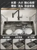 Badrumsvaskar kranar kök handgjorda bi tråg 304 rostfritt stål stora enstaka datorer upp och ner tvättbassängen hushåll