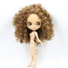 Dolls ICY DBS Blyth Doll Serires NoBL0623 Curly Brown hair JOINT body burning skin 16 BJD ob24 anime girl 230816