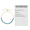 Strand vlen multicolore cubico zirconia perle braccialetti a catena del braccialetto per donne boho cz gioielli in impilamento della moda pulseras femme