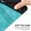 Triangle Vertical Leather Wallet Cases For Iphone 15 Plus 14 13 Pro Max 12 11 XR X XS 7 8 Fashion Lines Cash ID Credit Card Holder Kickstand Flip Cover Book Pouch Strap