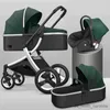 Strollers# Stroller High Landscape Baby Stroller 3 in 1 of in 1 vouwend baby koets voor jaren tweeweg pasgeborene kinderwagen Babyauto R230817