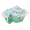 Jewelry Pouches Bags Pouches 2022 Blue Conch Shell Box Creative Trinket Collectible Ring Holder Storage Container Keepsake Gift Home Dhknc