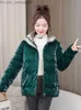 Women's Down Parkas Meil​​ly Dolphin New Warm Cotton Pad Under Park Winter Women's Clothing Jacket WindProof Loose Coat Women's Jipper Short Coat Z230817