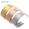 Watch Bands Milanese Watchband 12mm 1mm 16mm 18mm 20mm 22mm 2mm Universal Stainless Steel Metal Band Strap Bracelet Black Rose Gold 230816