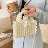 Evening Bag Pearl Handmased Bag Pärled Clutch Wallet Magic Handbags Ladies Wedding Bridal Handbag Party Cute Purse 230816