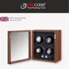 Wuhnwinger Frucase Wooden Watch Winder für automatische Uhren -Box -Schmuckbeobachtungskollektorlager mit LED 230816