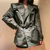 Women's Trench Coats Windbreaker 2023 Autumn Korean Fashion Coat för kvinnor med parstil Medium Långlängd långjacka Y2K
