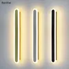 Wall Lamp Modern Led Line Light 40CM 10W 220V Aluminum Acrylic Bedside Bedroom Living Room Background Corridor Stair Porch