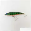 Baits Lures 1 Pcs 13G 11Cm Minnow Fishing 3D Eyes Topwater Floating Laser Aritificial Wobblers Crank Bait Plastic Pesca Drop Deliver Dh2H0