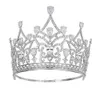 Bruiloft haar sieraden Levery Miss International Queen Baroque Crown Zirkon Big Crown for Miss Pageant 230816