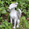 Other Pet Supplies Memorial Gravestones for Dog with Angel Wings Garden Statue Sculpture 230816