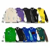 Herrenjacken Mode Varsity Jacke Tierbrief Handtuch Stickerei Häkeln Blumen Baseballjacke Paare Frauen Mantel Outwear Luis 64mi#
