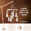 1set Boho Style Baby Rattles Toys Macrame Rainbow Bell Hanging Nursery Bed Decoration 0-12 Månad Baby Rattle Toys Gift HKD230817