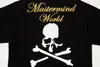 Herr t-shirts god kvalitet mastermind world mode t-shirt män överdimensionerad vintage skalle tryck mmj kvinnor t shirt tee