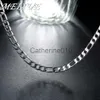Подвесные ожерелья мужчина 925 Sterlsilver 4 мм/6 мм/8 мм/12 мм кубинское колье для цепи для мужчин женского модного ожерелья для ожерелья J230817
