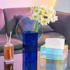 Wazony nordycki ins akrylowy hydroponiczny wazon kreatywny salon aranżacja kwiatowa luksusowy stół