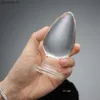 Anal Toys 5cm Big Glass Butt Plug Crystal Dildo Anal Plug For Man Prostate Massage Masturbation Stimulate Anal Bead Orgasm Gay Sex Product HKD230816