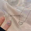 Colliers de pendentif Collier de mode coréen pour les femmes Collier de zircon en forme de coeur