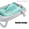 Bathing Tubs Seats Newborn baby bathtub seat baby bathtub safety support baby shower baby bathtub ring net Z230817