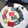 Brand Channel Wallet Designer Change Card Pack Pack Pack Cow Pickup Sac Small Fragrant Boy Cards Set Caviar Ball Cow Cuir Change