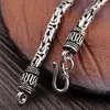 Ketens puur 925 sterling zilveren mannen ketting vintage punkstijl Thaise zware keten mannelijke vrouwen fijne sieraden geschenken