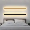 Wall Lamp Nordic Long Strip Modern Minimalist Line Grille TV Background Light Luxury Living Room Bedroom Sconce