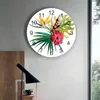 Orologi da parete tropicale ad acquerello orologio floreale moderno design Breve soggiorno decorazione cucina arte orologio decorazioni per la casa
