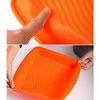 Baking Moulds Non-Stick Orange Square Silicone Mold Cake Pan Tools Mould For Heat Resistant Bread Bakeware Kitchen